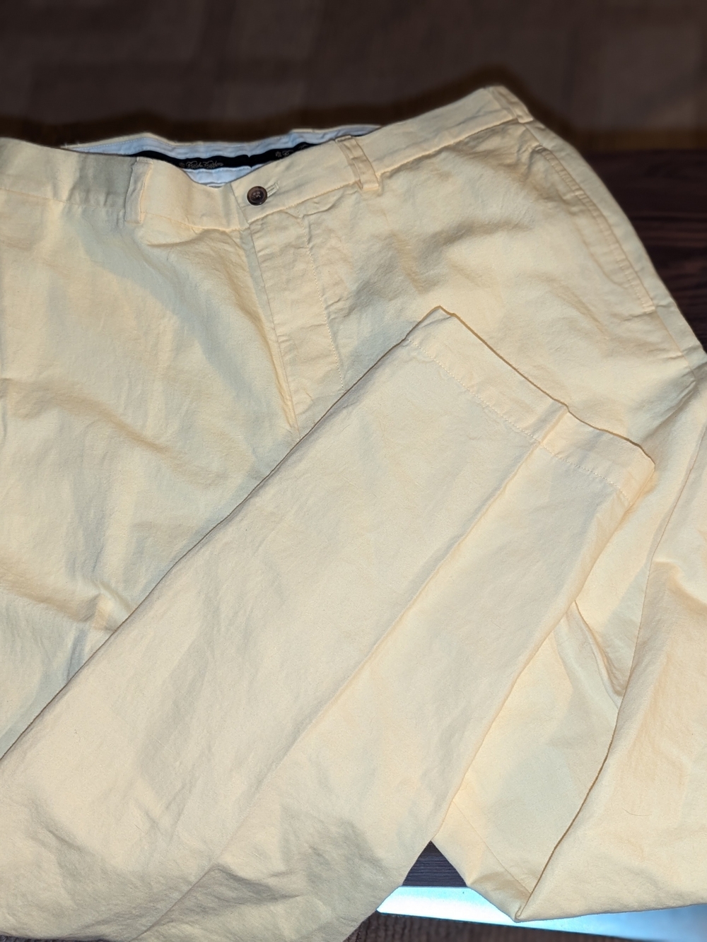 Brooks Brothers Light Yellow Men's Pants